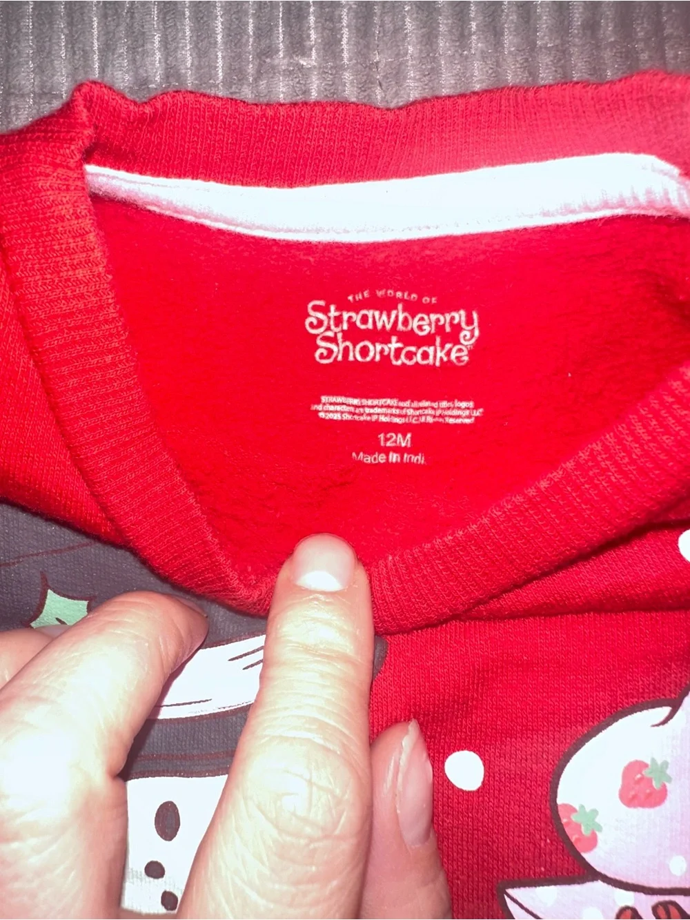 Strawberry Shortcake Sweatshirt And Flare Leggings 2 Piece Set.